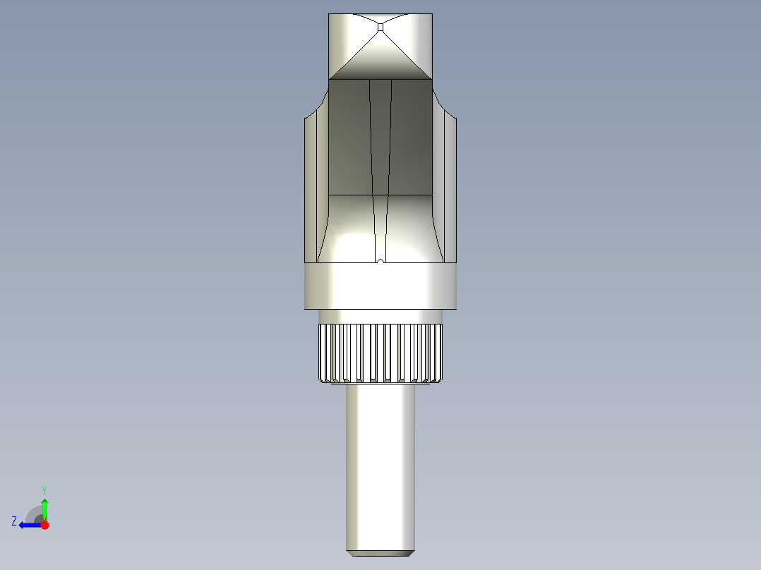 人體工學型調整把手(公牙SUS製)ERX.SST-p-3D多系列多零件图纸模型右视图