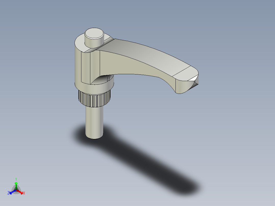 人體工學型調整把手(公牙SUS製)ERX.SST-p-3D多系列多零件图纸模型正等轴测图
