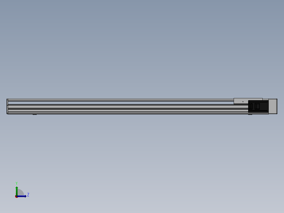 精密模组MY140-T10-1050L-BR-P40B-C4-C左视图