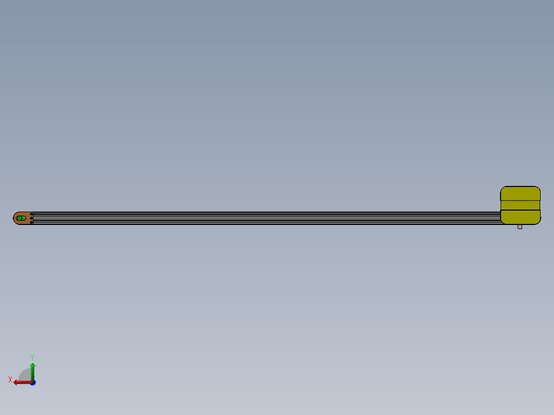 流水线KPI01-B400-L2500-90-TA220-SCM-18-A-T-MA后视图