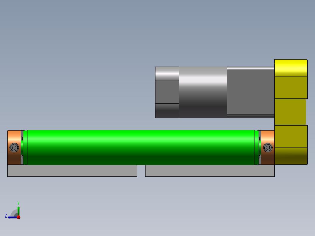 流水线KPI01-B400-L2500-90-TA220-SCM-18-A-T-MA右视图