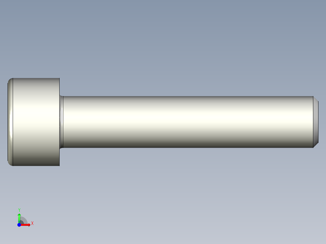 螺钉-DIN_912-M5x25.stp前视图