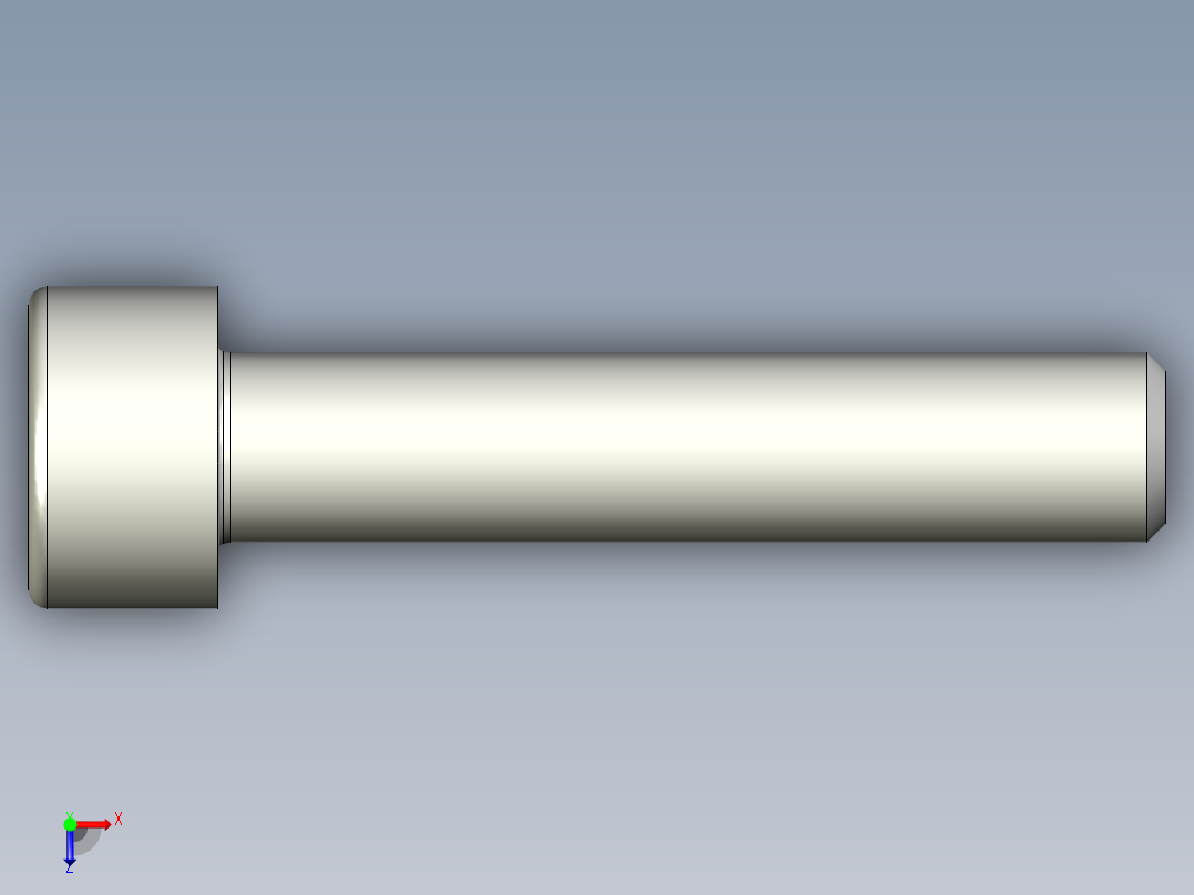 螺钉-DIN_912-M5x25.stp俯视图
