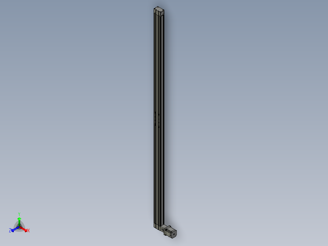 模组FBL100E2600-L正等轴测图