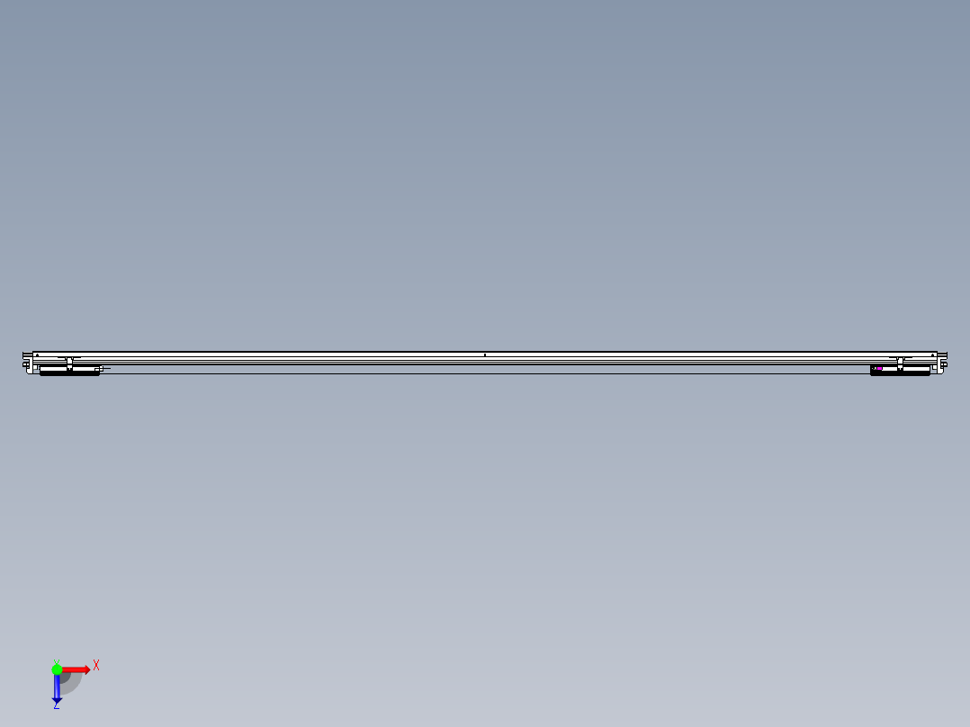 威洛博VL系列直线电机模组-2VL14S3-S2700俯视图