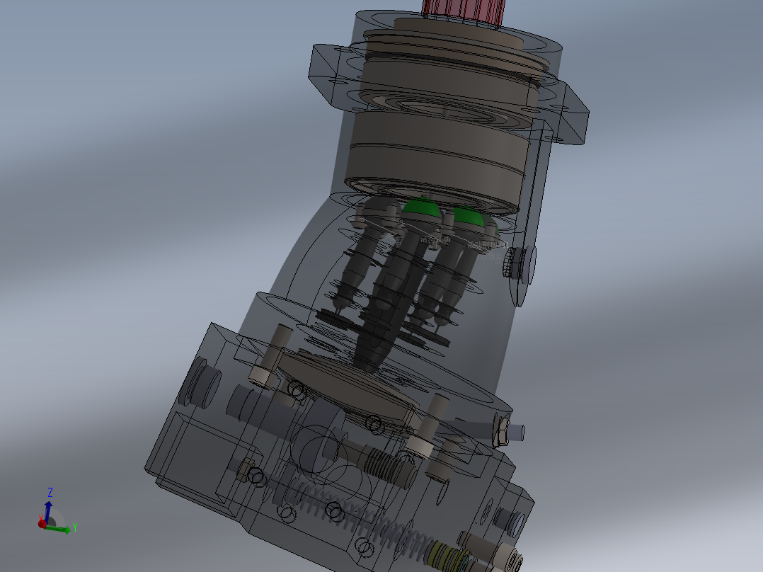 1G010--A2F斜轴式轴向柱塞泵毕业设计