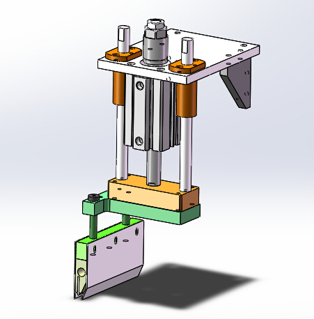 流水线鲜花自动套袋机（sw18可编辑+cad+bom）