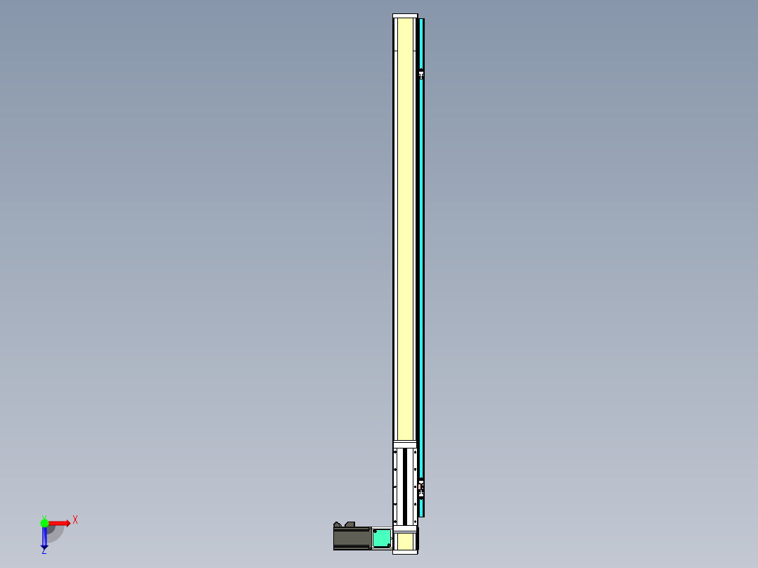 欧规系列-LB6-L130-C-S1050-BR-P40-D3俯视图