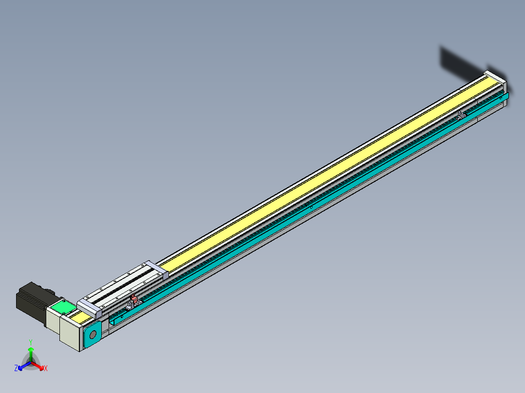 欧规系列-LB6-L130-C-S1050-BR-P40-D3正等轴测图