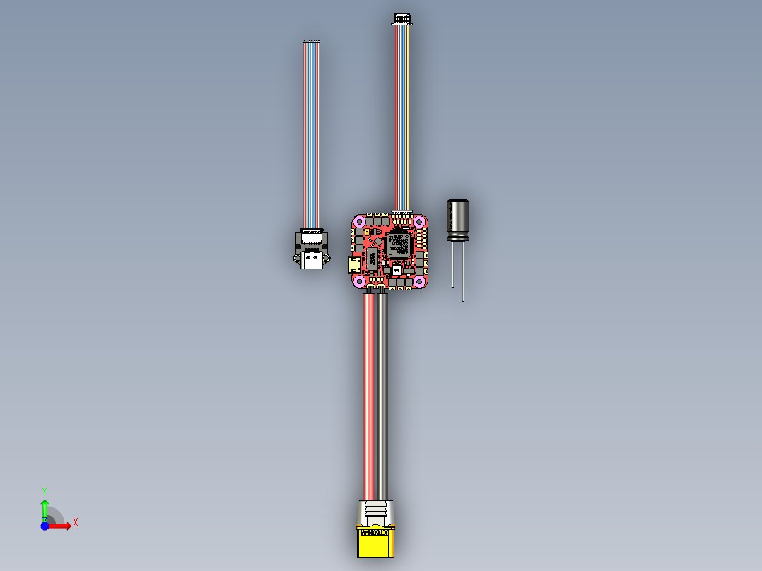 一体机飞控前视图