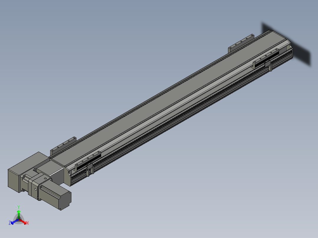 直线模组LHB17-L40-S1100-BL设计图纸