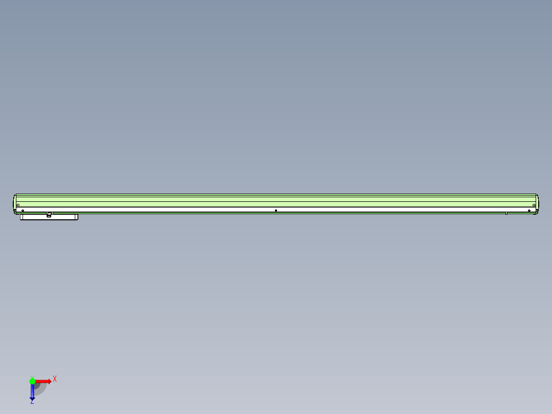 威洛博LC系列3d模型模组LC17E2Y-S1650俯视图
