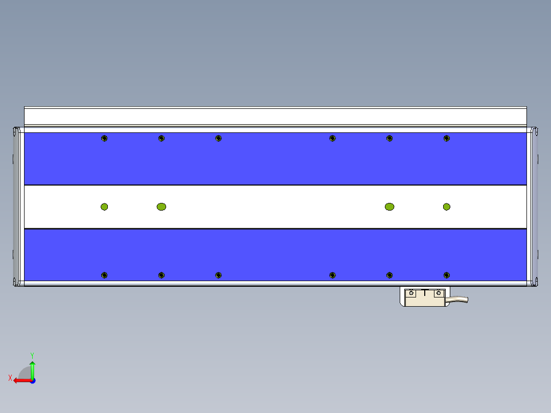 威洛博LC系列3d模型模组LC14S2Y-S200后视图