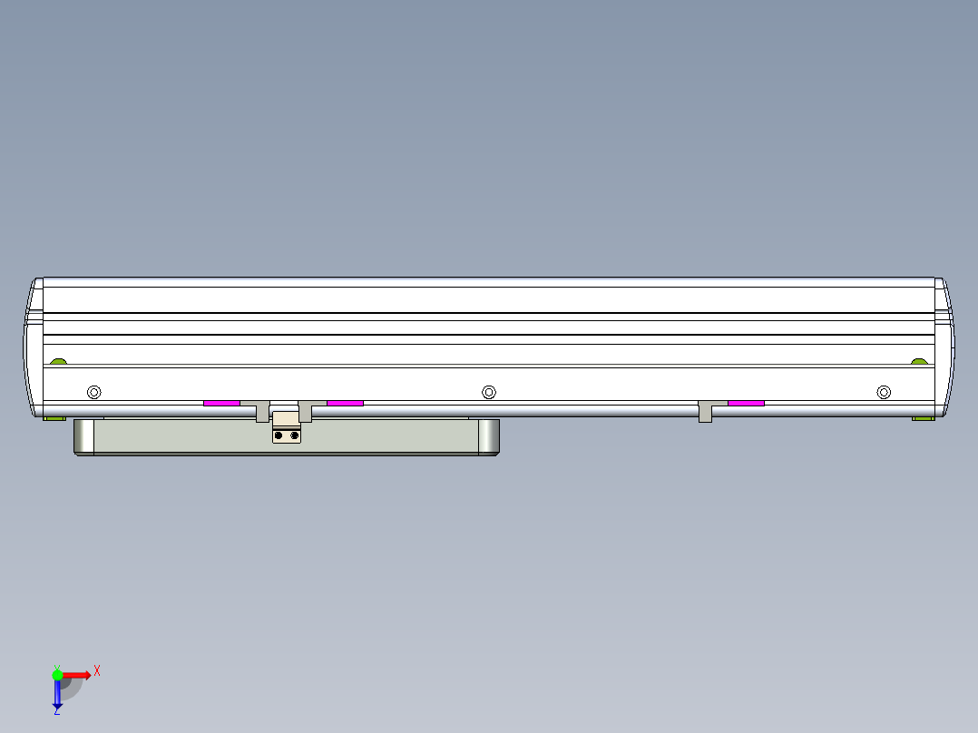 威洛博LC系列3d模型模组LC14S2Y-S200俯视图