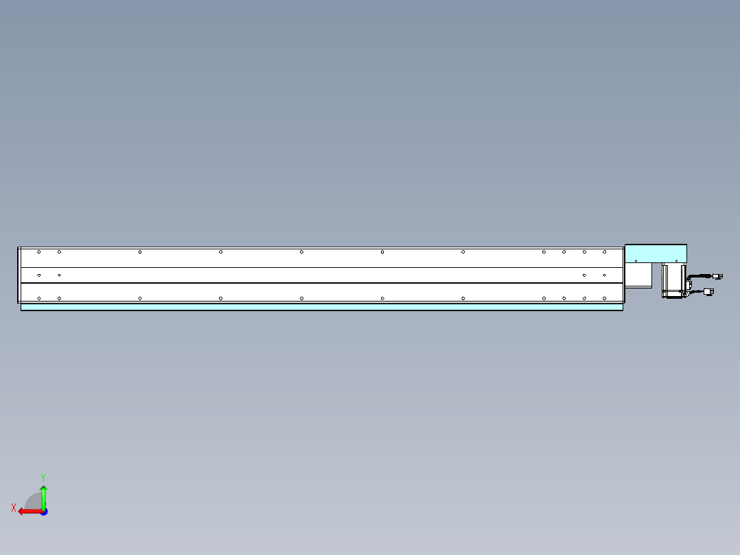 威洛博VBC同步带传动一无尘环境VBC14-L45-S1200-BR-ZP40-C3后视图