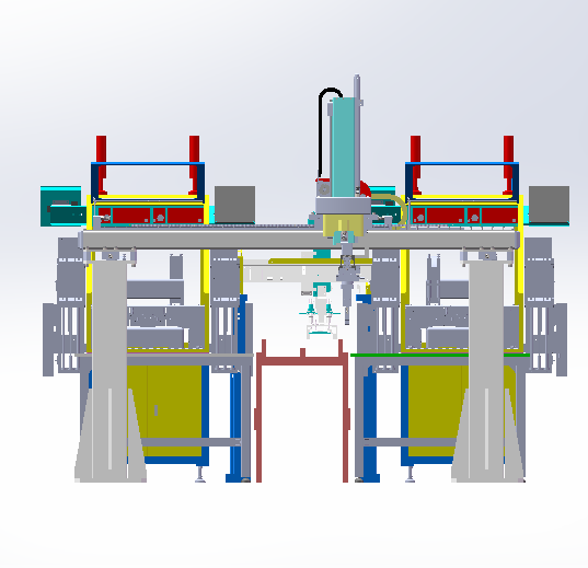 国产LED灯珠自动加工生产线设计sw17可编辑