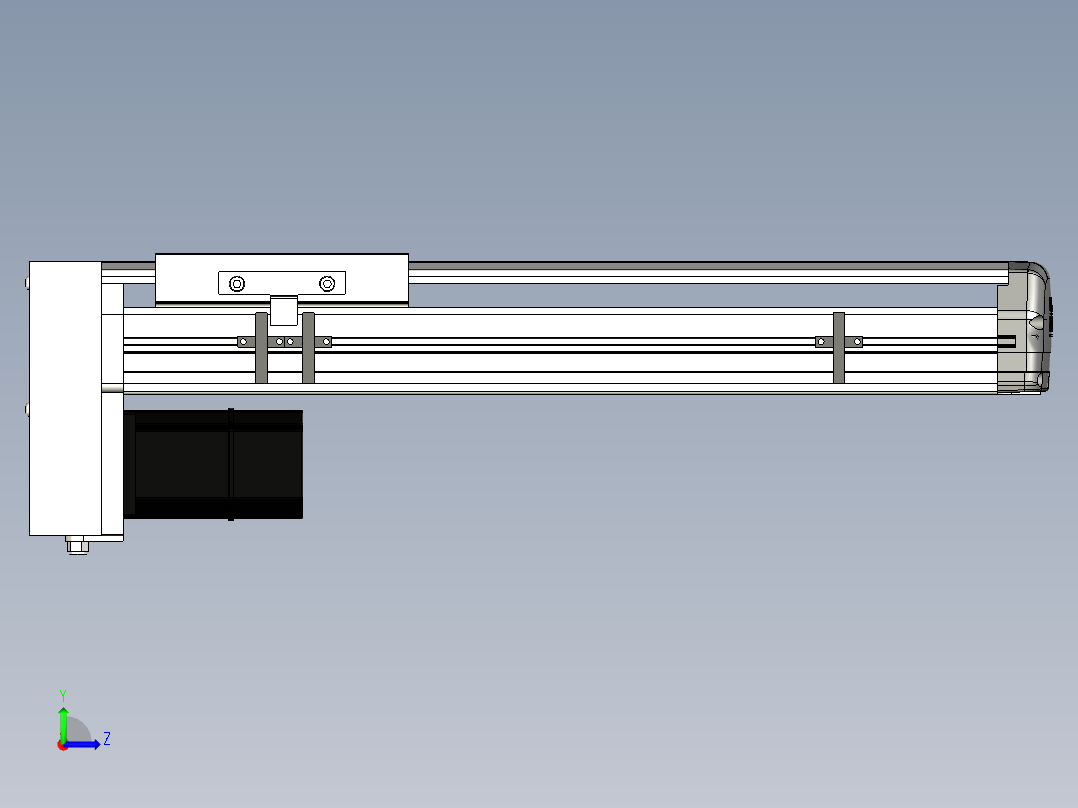 Toyo东佑达直线模组-ETH14-300-BM-200W左视图