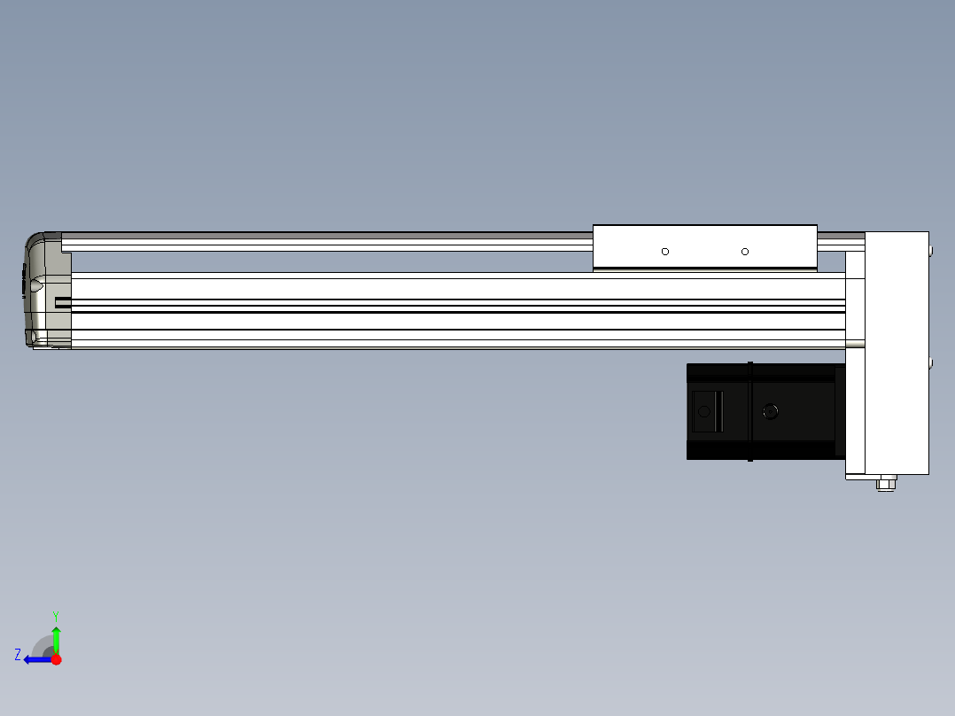 Toyo东佑达直线模组-ETH14-300-BM-200W右视图