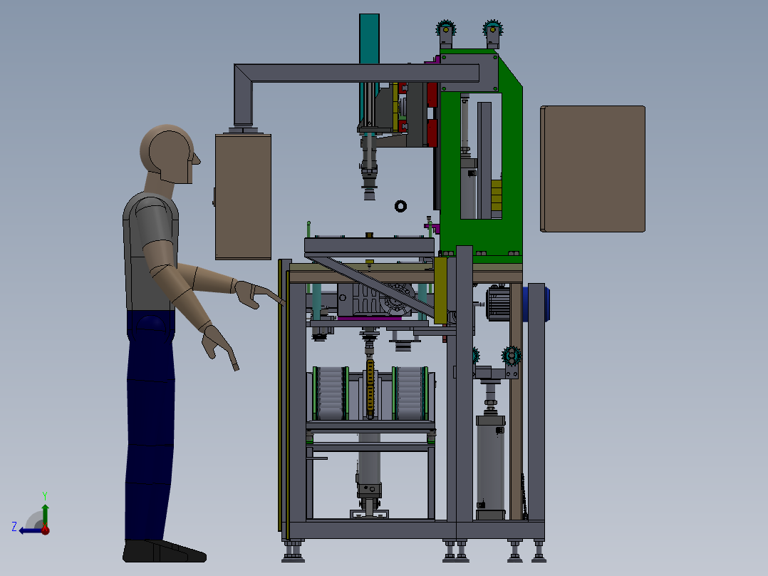 螺丝拧紧机右视图