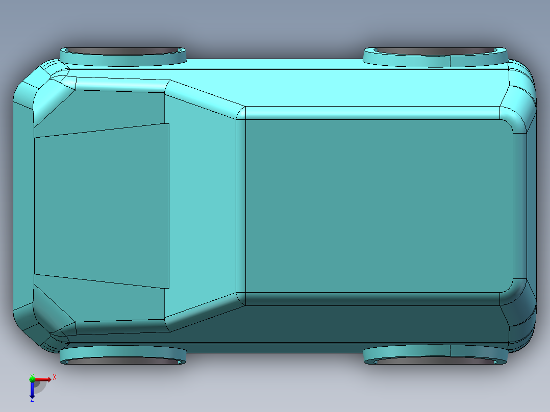 sw汽车模型俯视图