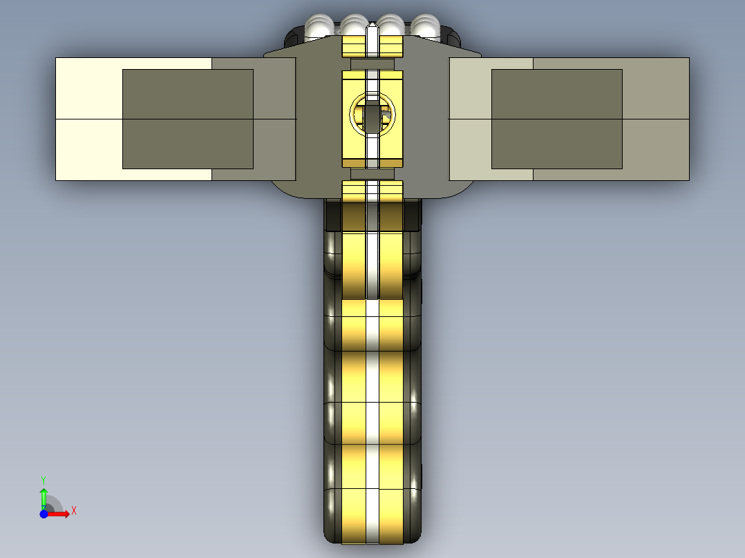 D24 Bullet Shooting Crossbow玩具弓前视图