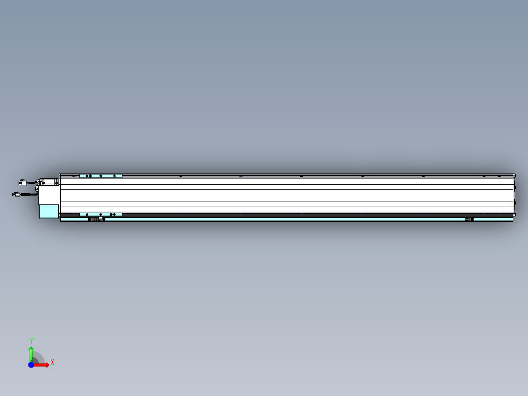 威洛博VBF同步带传动一般环境VBF14-L45-S1200-BLD-ZP40-C3前视图