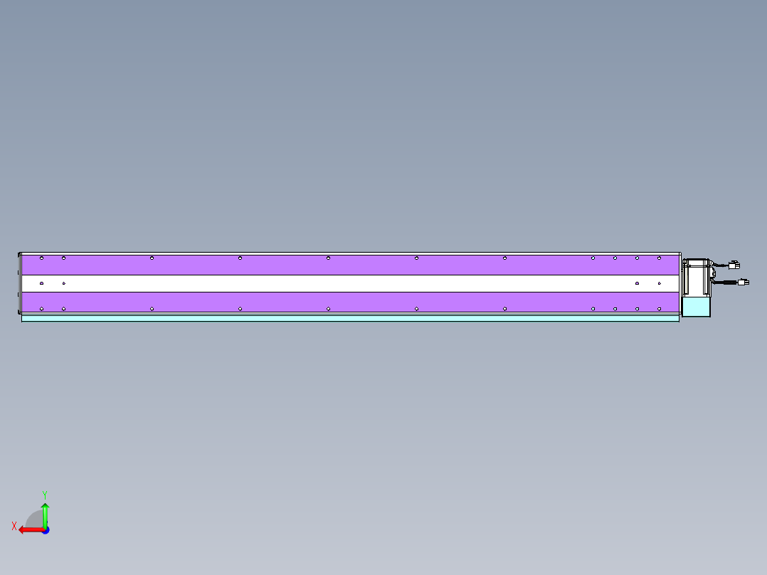 威洛博VBF同步带传动一般环境VBF14-L45-S1200-BLD-ZP40-C3后视图