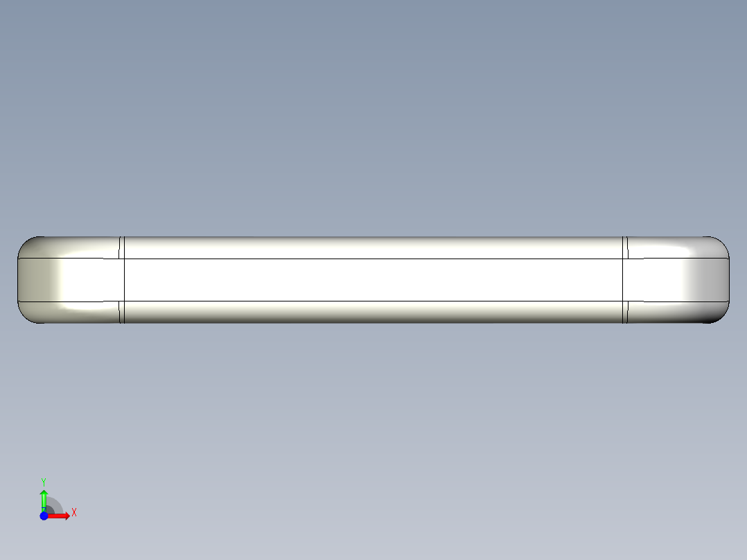 取手(不銹鋼)EF(B)-3D多系列多零件图纸模型前视图