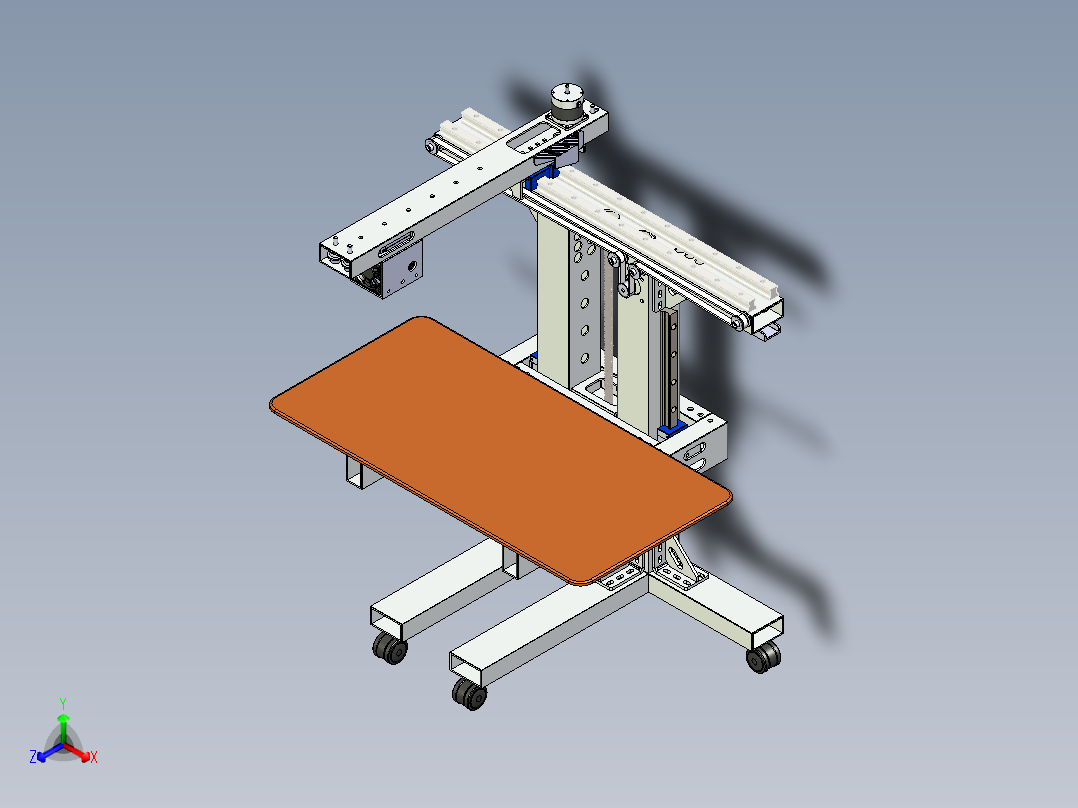3D打印机型数控铣床正等轴测图