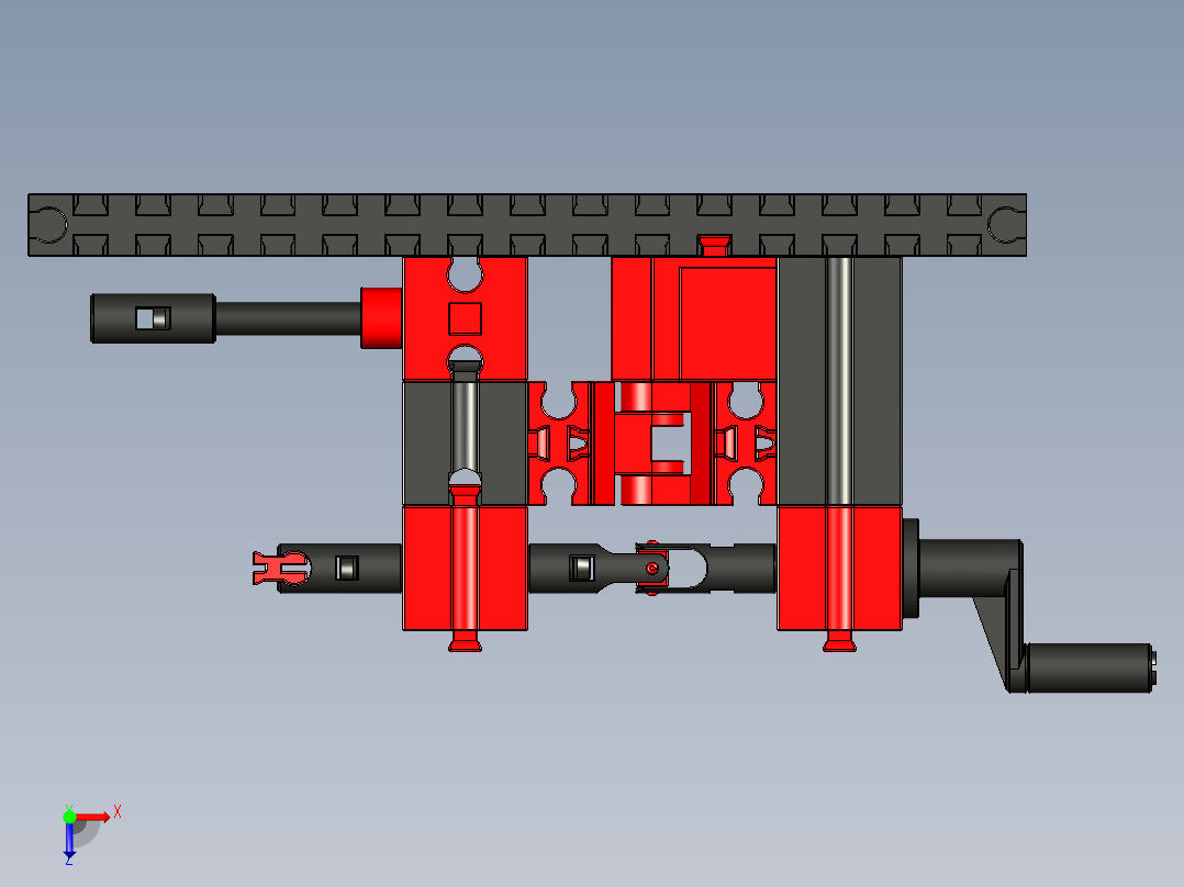 ft-11型万向节乐高俯视图