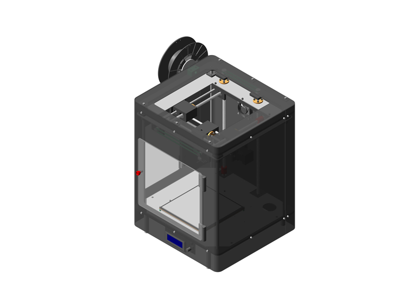 3D打印机200x200x200stp格式