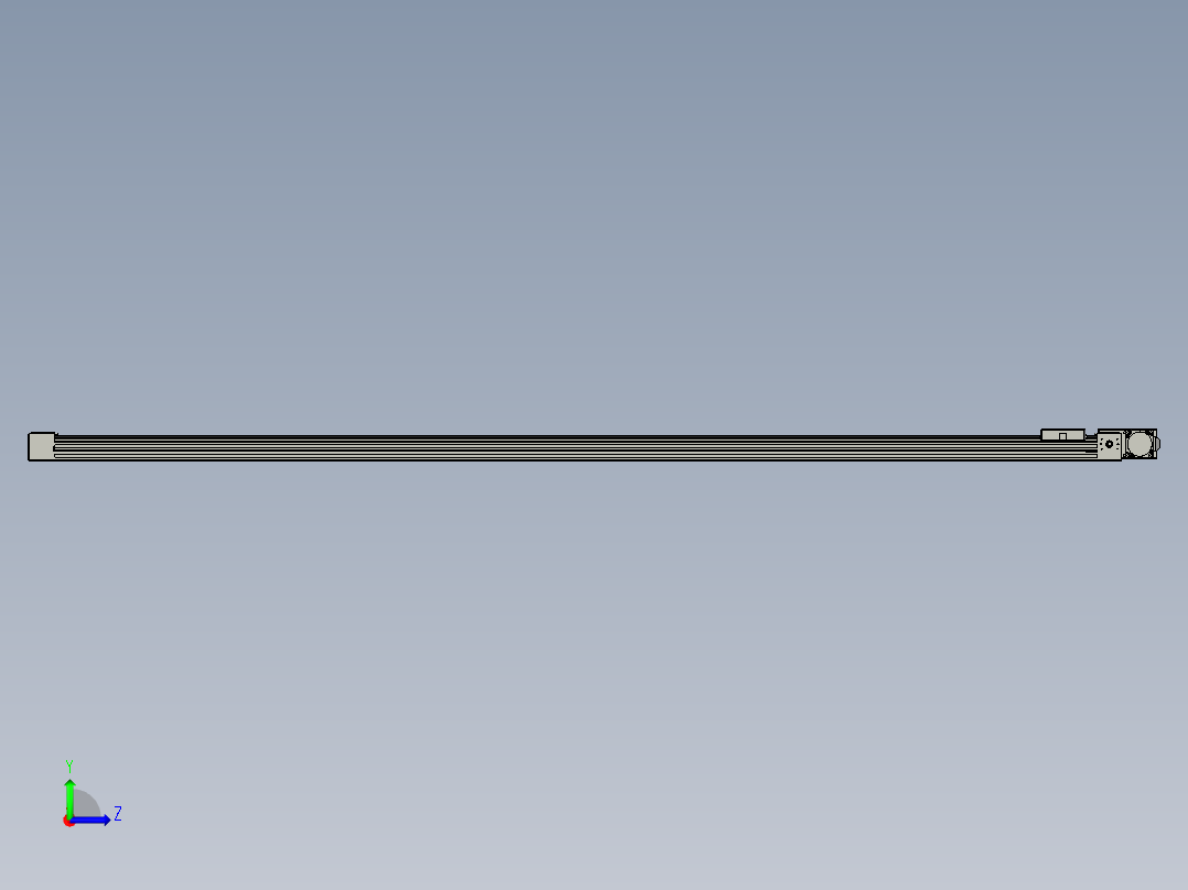 威洛博直线电机模组EB4-L40-S2000-BL-57-MS3左视图