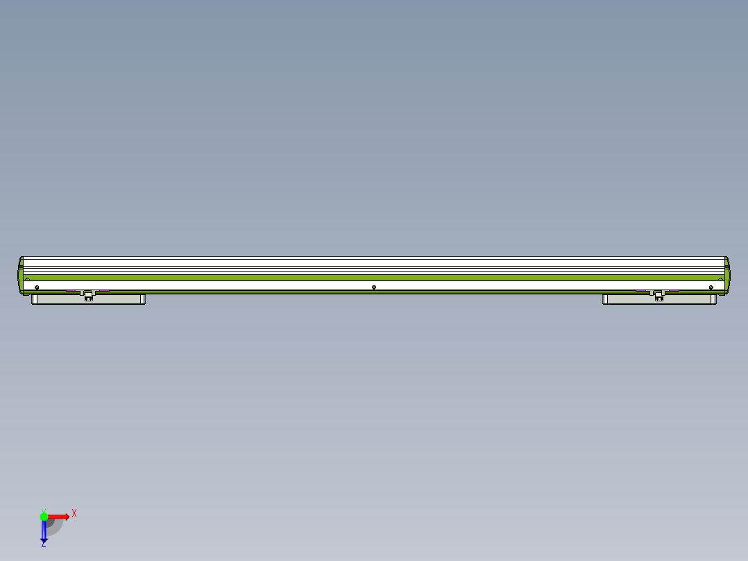 威洛博LC系列3d模型模组2LC14S2Y-S800俯视图