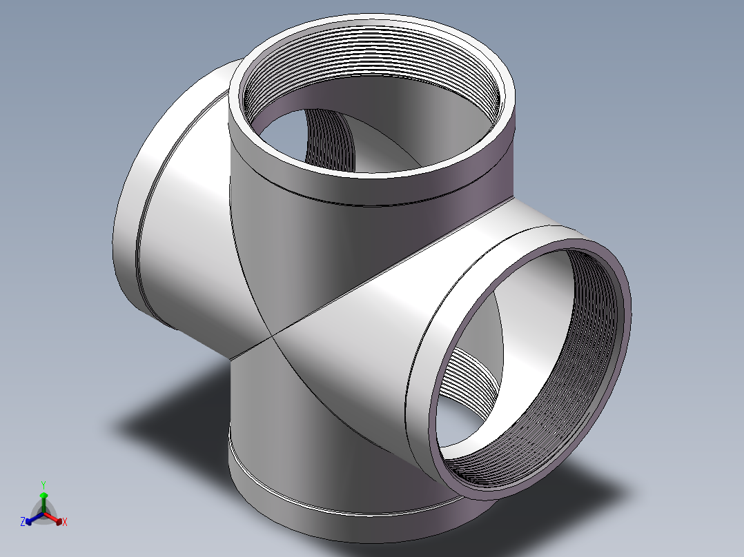 四通-等径内丝 DN100