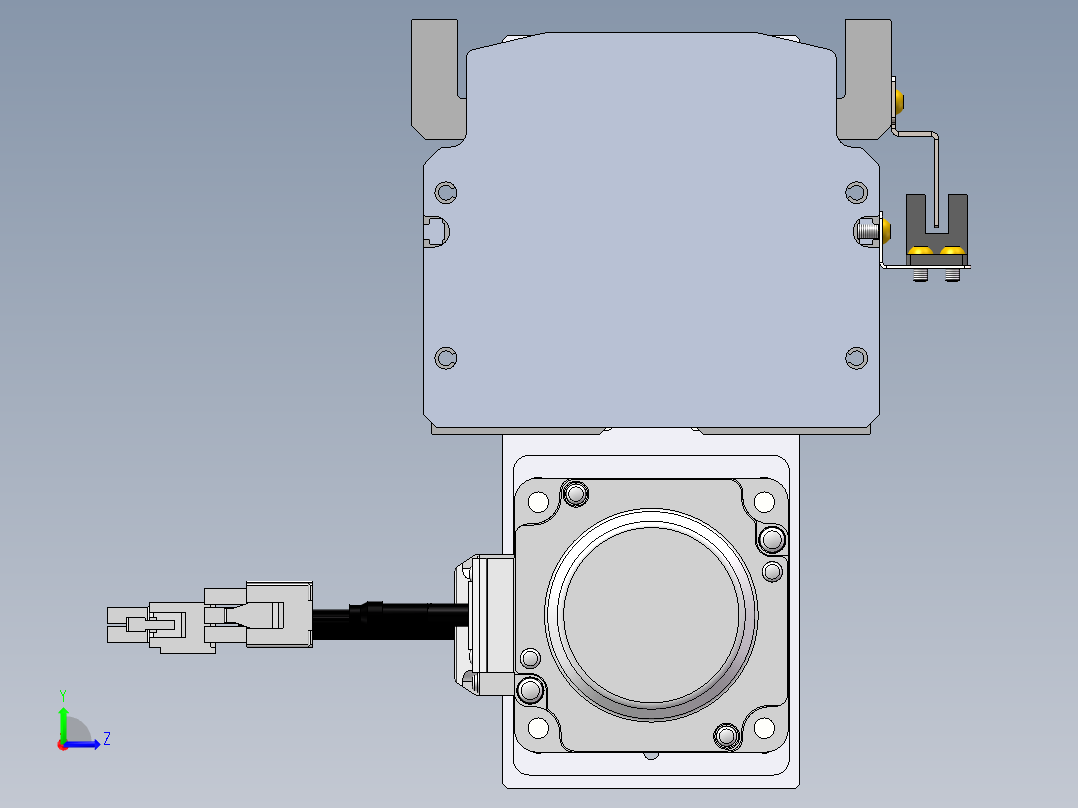 MTH丝杆半封闭模组MT100BS-BM-400W左视图