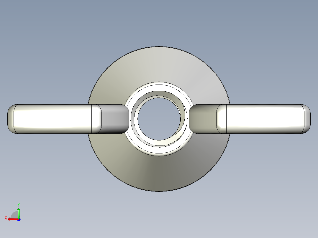 WING NUT 8-32 Thread size 27-64in Base Diameter.x_t后视图