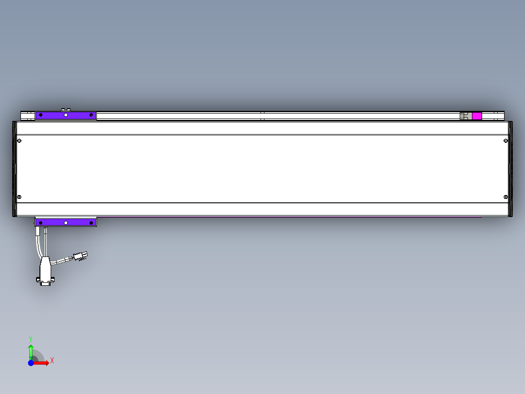 威洛博VL系列直线电机模组-VL17E1-S700前视图