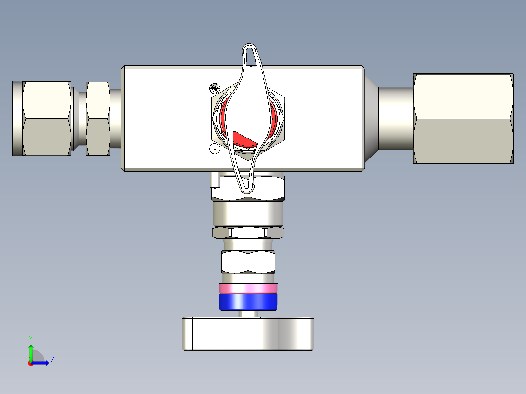 2阀门歧管(1)左视图