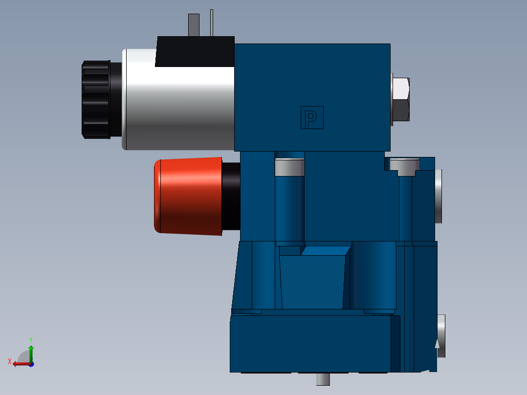 力士乐液压阀-DBW10B后视图