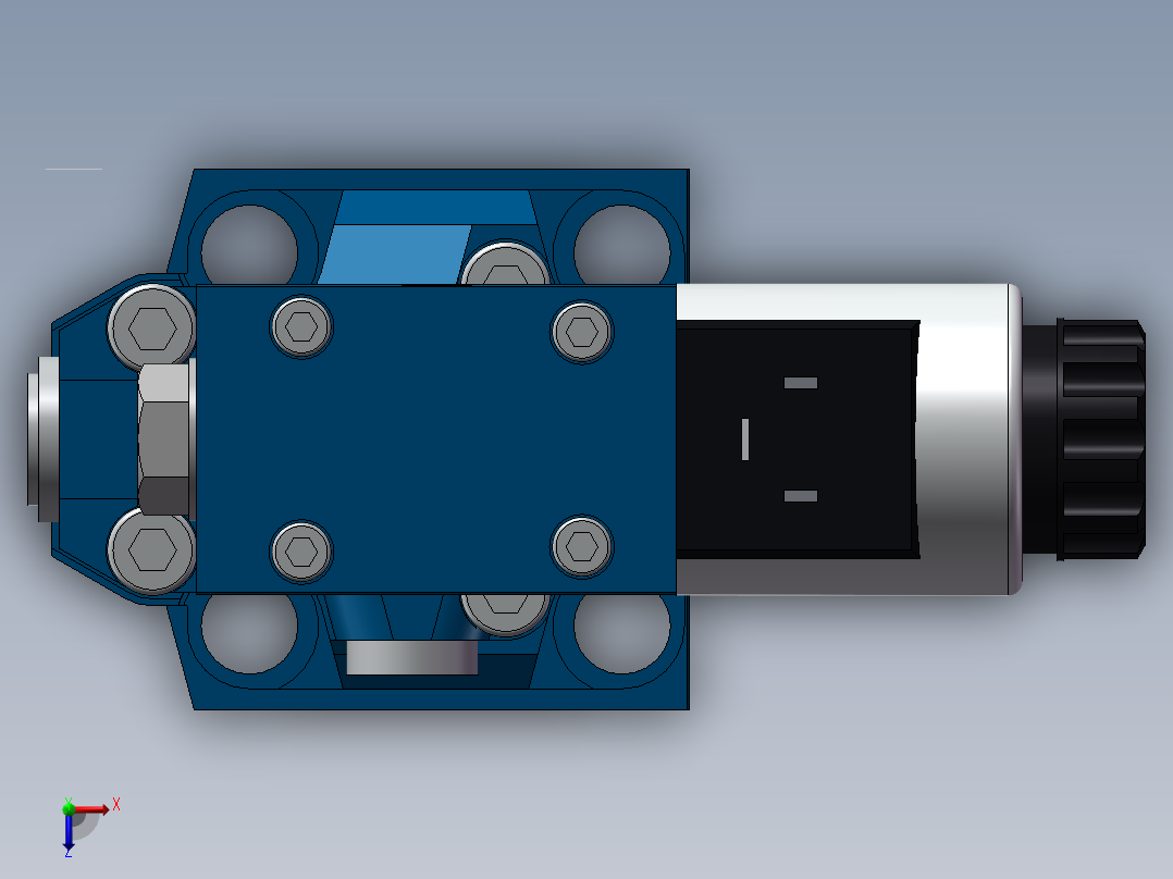 力士乐液压阀-DBW10B俯视图