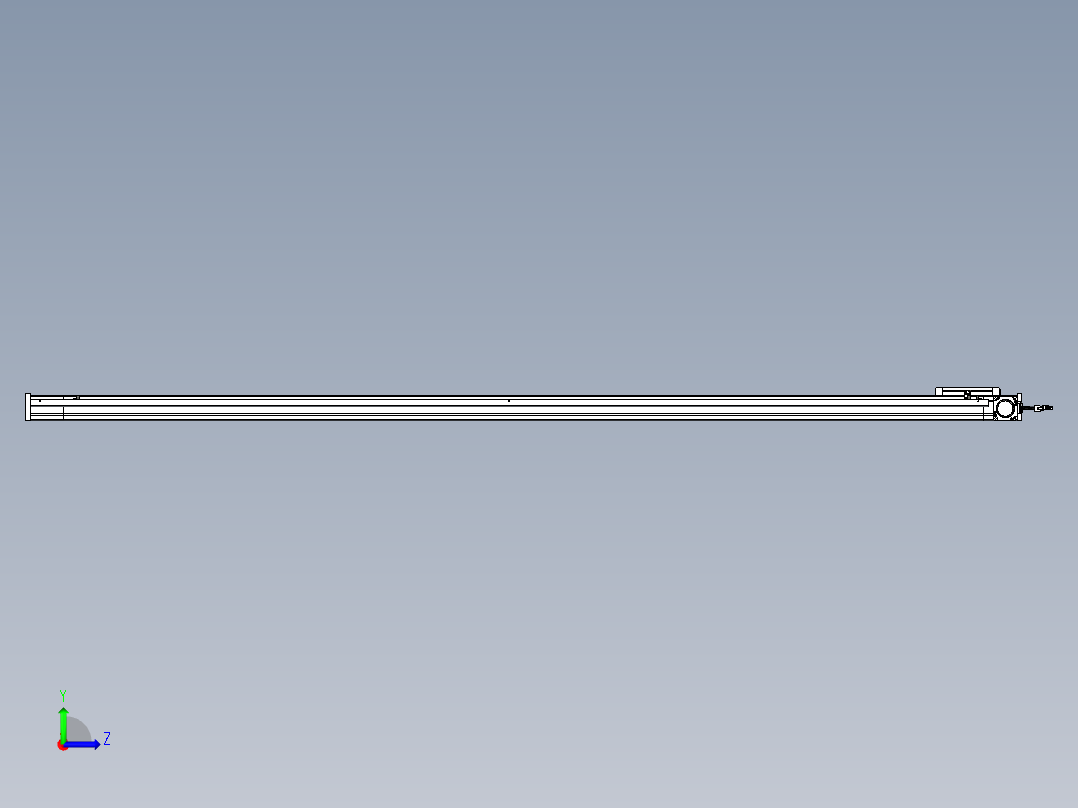 威洛博LB.GB同步带传动--欧规系列LB6A-L130-S2250-BR左视图