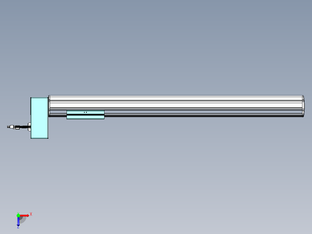 威洛博VBF同步带传动一般环境VBF14-L45-S650-BRU-ZP40-C3俯视图