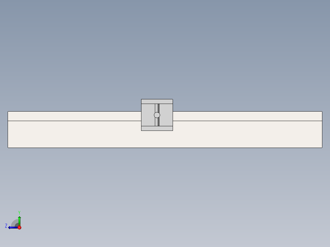 齿轮齿条右视图