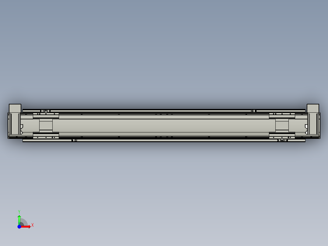 威洛博双电机滑台-VBF14S2-L50-S1100-BU-P40-C6前视图
