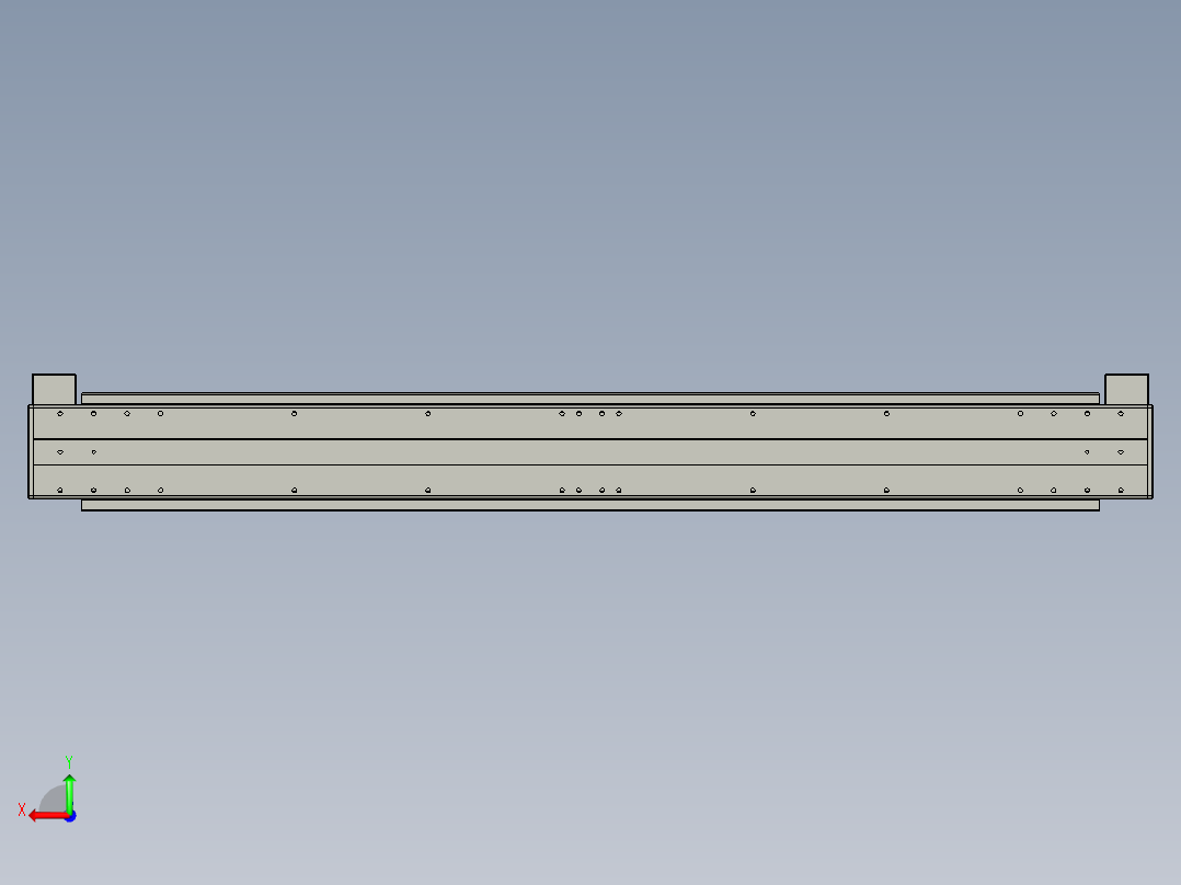 威洛博双电机滑台-VBF14S2-L50-S1100-BU-P40-C6后视图