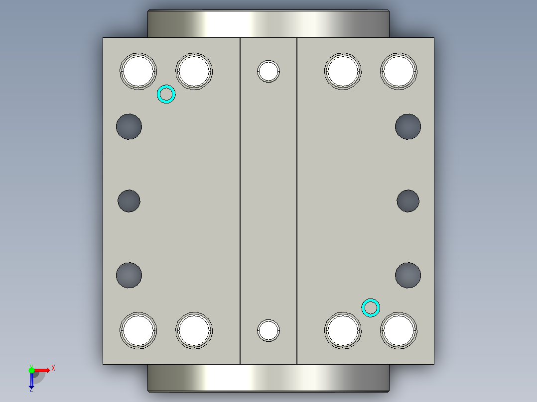 德克斯TUNKERS气缸数模A10_SCHWENKTRAVERSE_234936俯视图