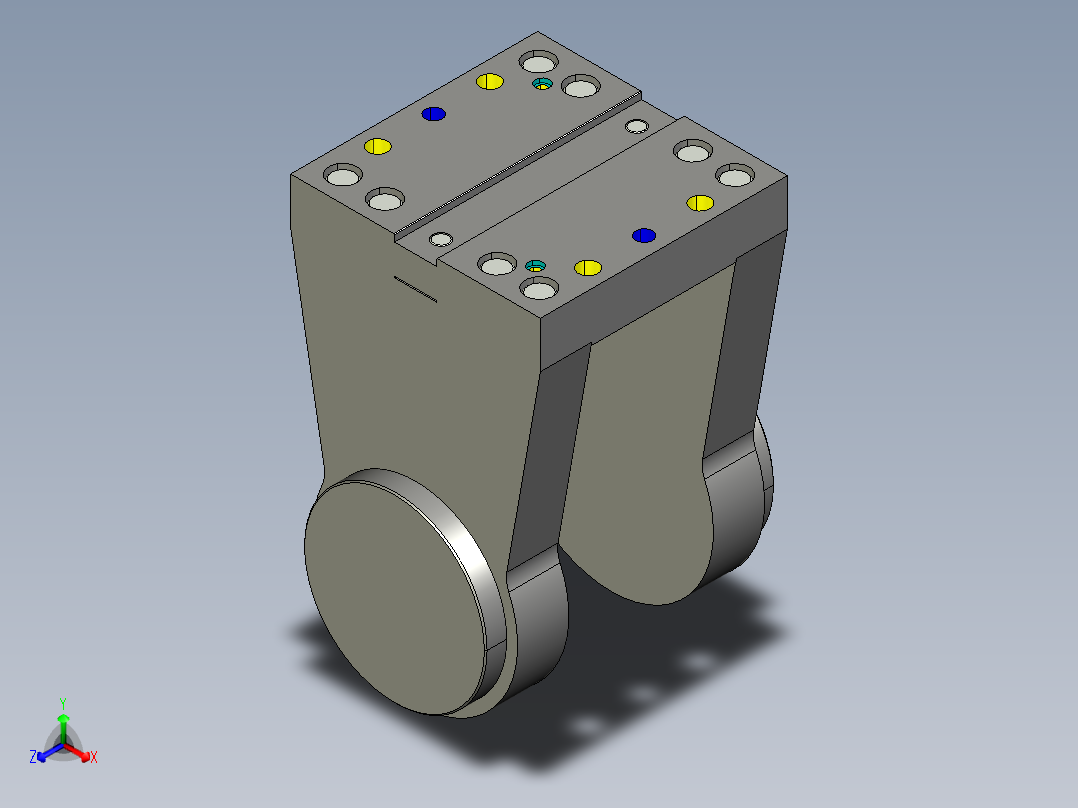 德克斯TUNKERS气缸数模A10_SCHWENKTRAVERSE_234936正等轴测图