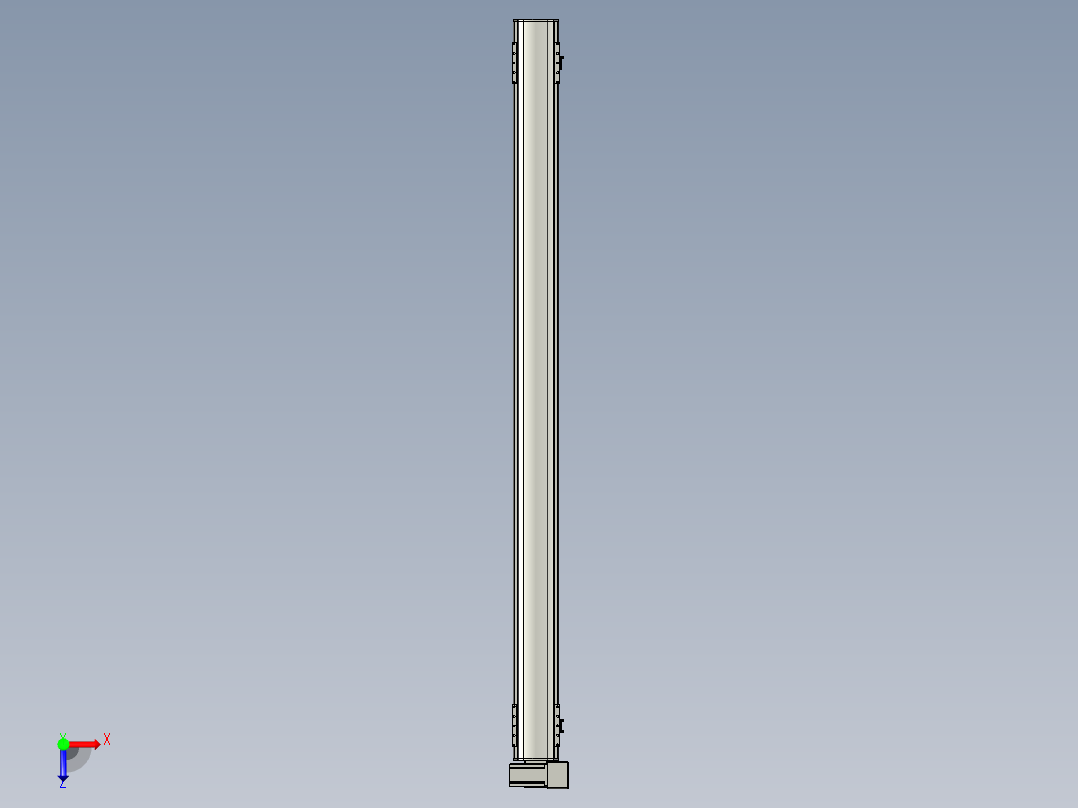 直线模组WG-LHB12-S1700-RU设计图纸俯视图