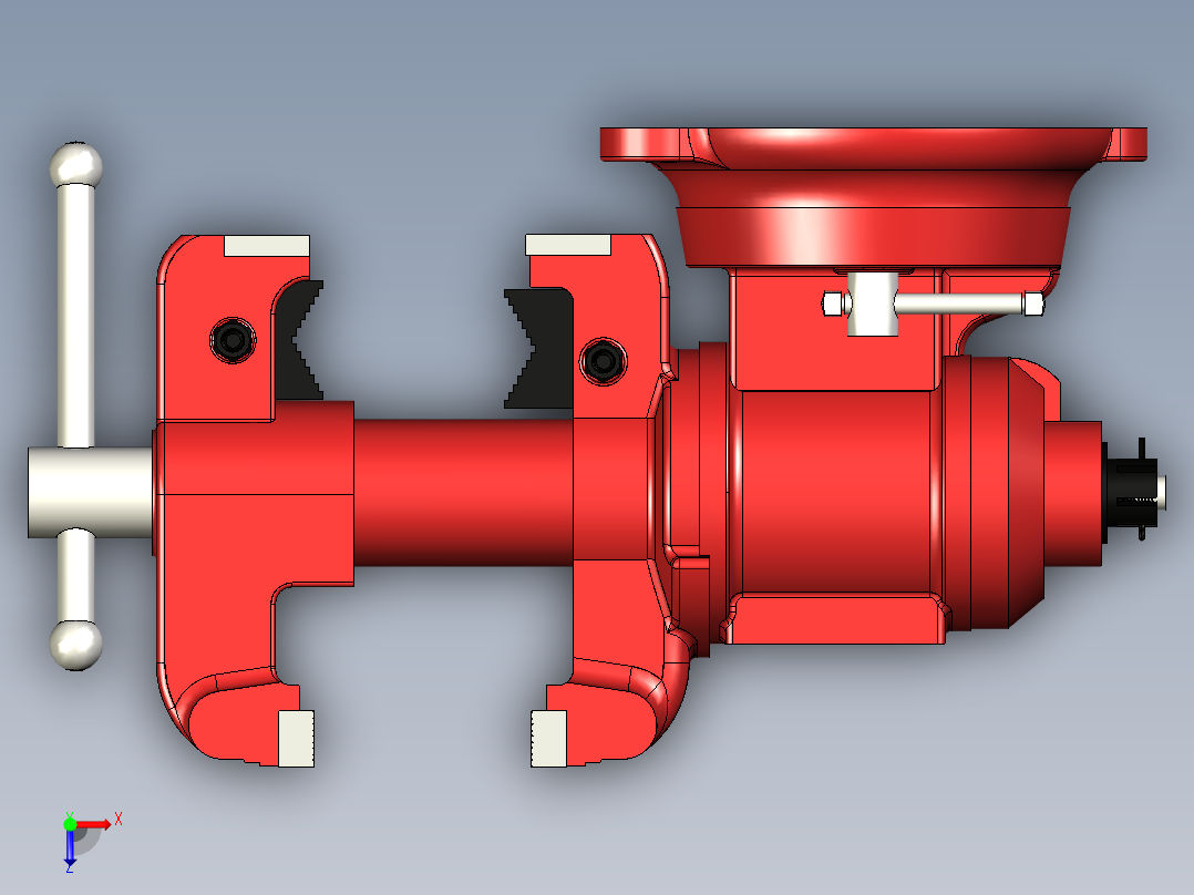台钳 (56)俯视图