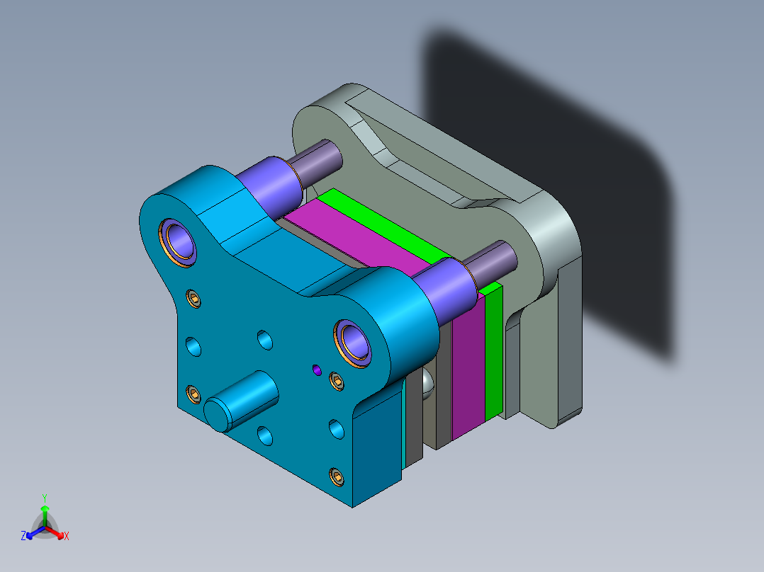 JX685-U型 U形 弯曲件的冲压模具设计【三维proe】